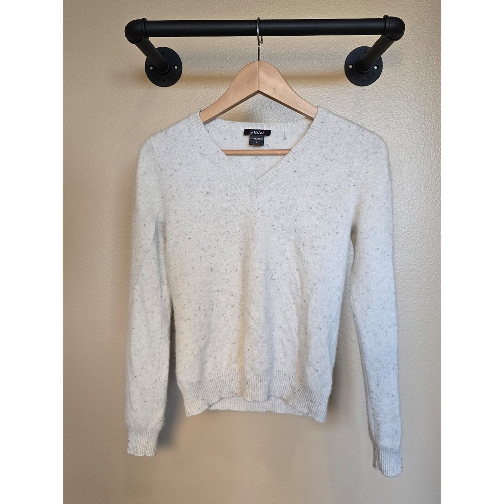 Pure‎ Amici 100% cashmere v neck pullover sweater women's size small
